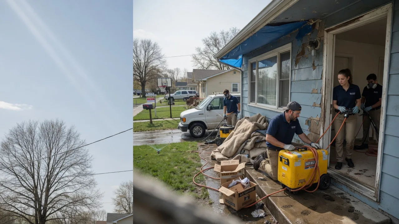 Basement Flood Cleanup in Bowling Green, IN near me
